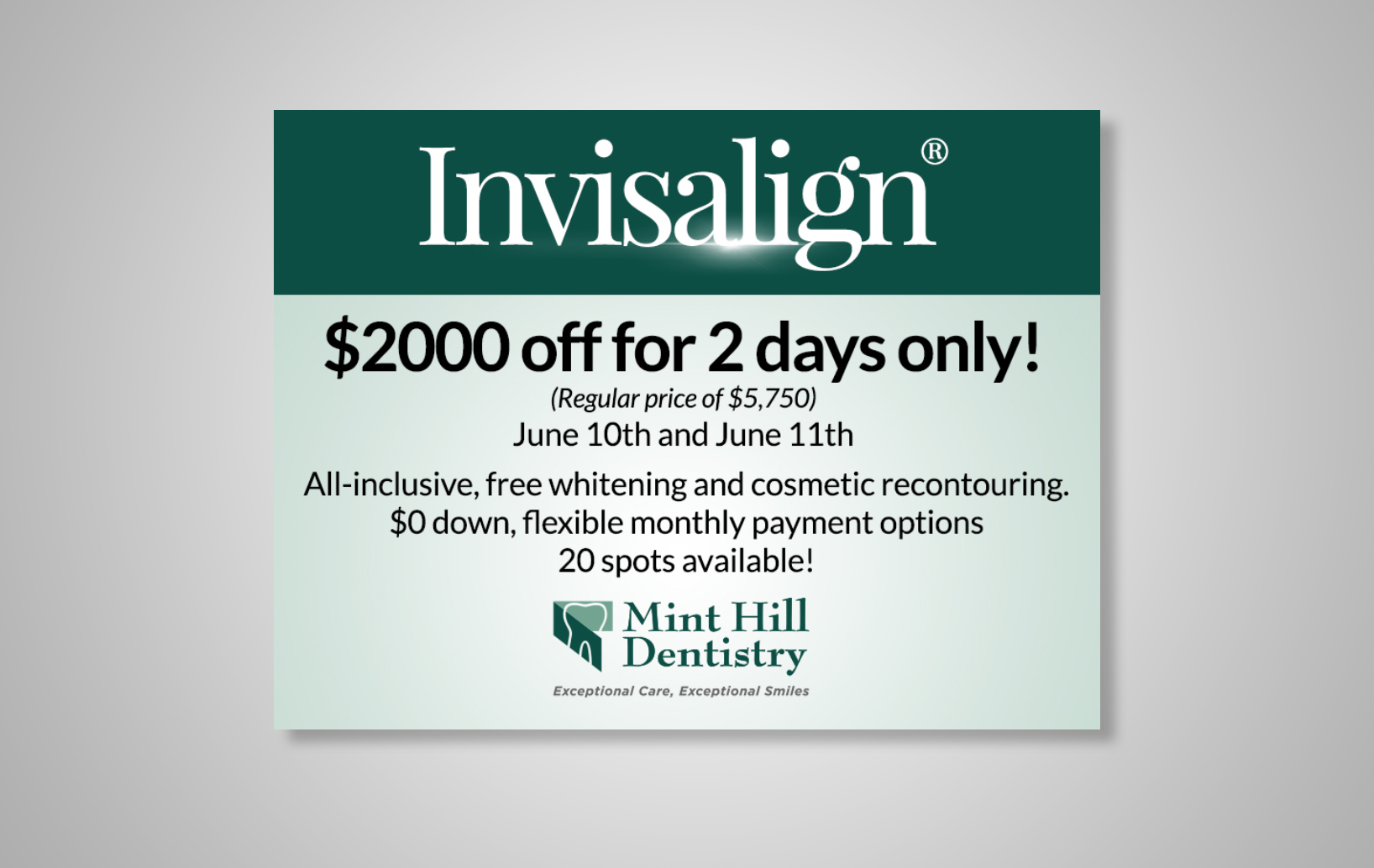 image dental social media ad